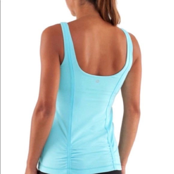 Lululemon Whole Hearted Tank Heathered Angel Blue - Picture 15 of 16